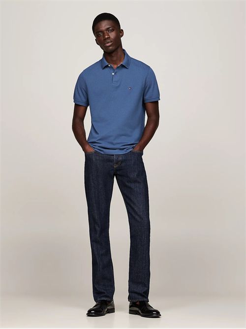 polo uomo blu TOMMY HILFIGER | MW0MW17770DBZ
